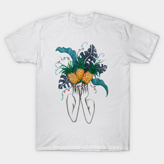 Pineapples are in my head Glass Animals TShirt TeePublic